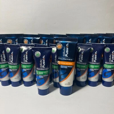 Travel Size Gillette Fusion ProSeries Thermal Face Scrub Intense Cooling Lotion - Image 1 of 4