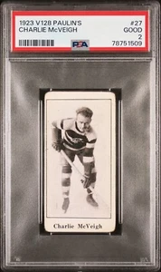 1923 Paulin's Candy V128 Charlie McVeigh #27 PSA 2 Only 6 Higher! - Picture 1 of 2