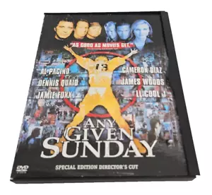 Any Given Sunday DVD Movie Video Rated R Al Pacino Cameron Diaz Drama - Picture 1 of 6