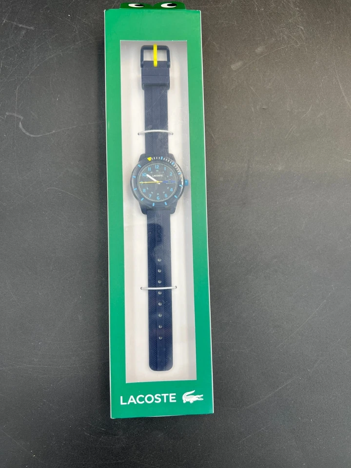 Lacoste Unisex Kids Blue Watch Waterproof Silicone strap - Image 1 of 1