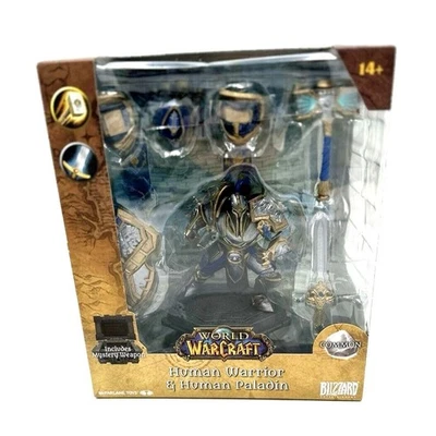 McFarlane  World of Warcraft  Human Warrior Paladin (Common) 1:12 Wave One 2023 - Image 1 of 4