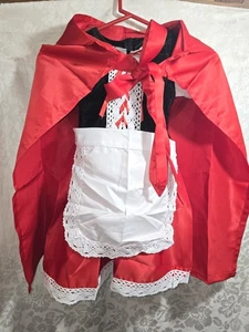 Little Red Riding Hood Fancy Dress Up Costume Set with Cloak Cape for Toddler - Picture 1 of 6