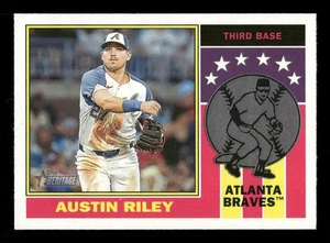 2025 Topps Heritage #76PI-6 Austin Riley 1976 Player Icons Atlanta Braves - Picture 1 of 2