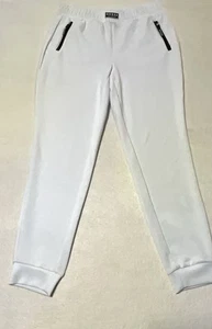 Pantalones de chándal Guess blancos para hombre talla mediana utilitarios nuevos sin etiquetas cremallera bolsillo lateral - Imagen 1 de 9