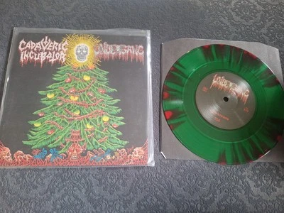 Cadaveric Incubator Undergang Swarming Vulgar Xmas/Hjerternes Tid Split 7" Vinyl - Image 1 of 4