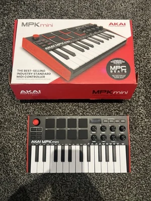 Controlador de teclado Akai Professional MPK Mini MIDI - Caja original, sin usar - Imagen 1 de 4