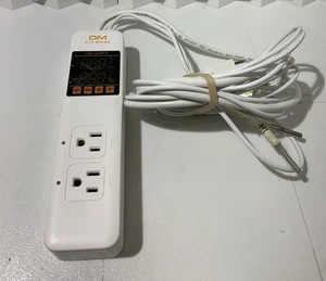 DM-808TT AC85-250V 10A Doble Digital Controlador de Temperatura Control Enchufe de Alimentación - Imagen 1 de 4