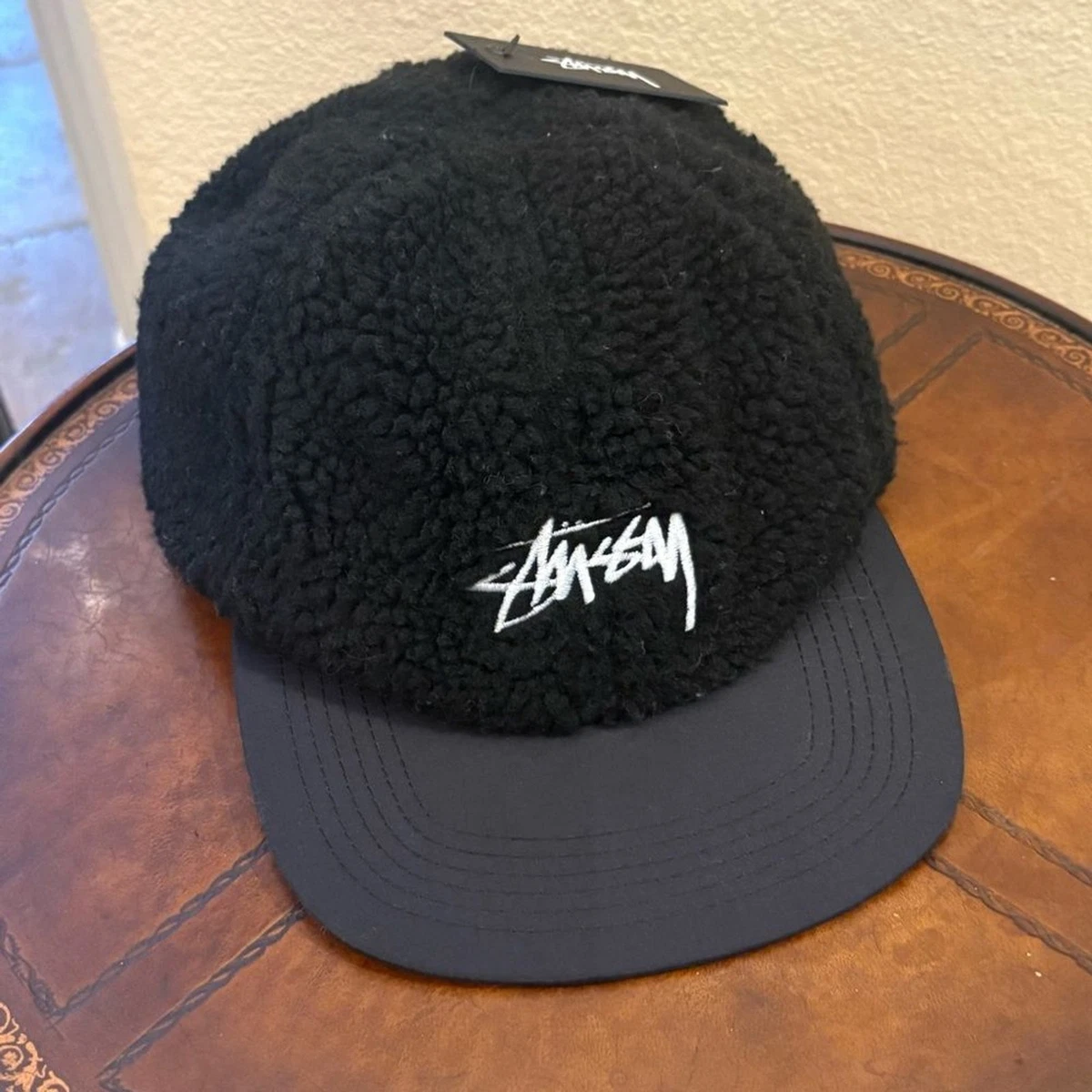 STUSSY RIPSTOP TRAPPER CAP Black - S/M Stüssy: Men's Trapper Cap