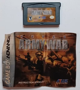 Nintendo Game Boy Advance Super Army War Atlus Spiele nur Cartridge getestet funktioniert - Bild 1 von 2