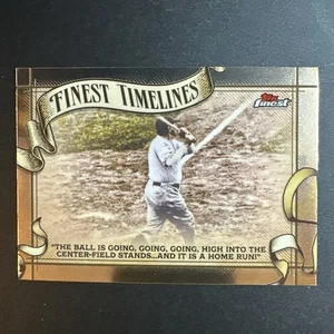 2025 Topps Finest Baseball Babe Ruth Finest Timelines #FT-20 Yankees - Picture 1 of 2