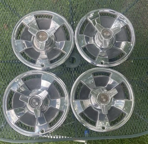 OEM Original 1966 Corvette Hubcaps Set Of 4 - Picture 1 of 6