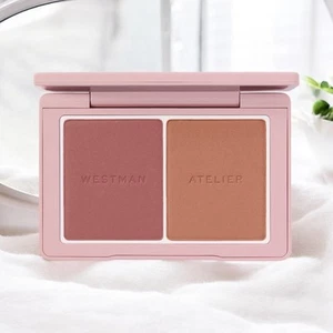 Westman Atelier Baby Cheeks Blush Pressed Powder Duo Suede / Sable Palette. NIB - Picture 1 of 4