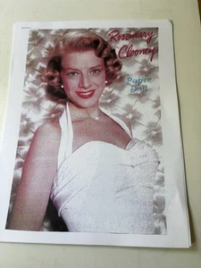 Colección de muñecas de papel Rosemary Clooney - Moda y arte Joseph Urso Jr. - Sin cortar - Imagen 1 de 6