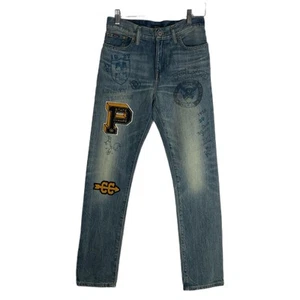Polo Ralph Lauren Varsity Jeans P Patch Youth 14 - Picture 1 of 10