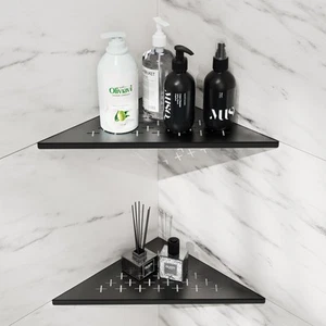 Corner Shower Shelf 10" Slot Design Shower Shelves for Tiled Wall, 304 Stainl... - Picture 1 of 9