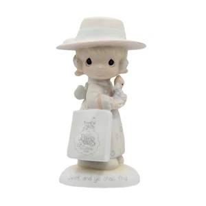 Precious Moments Figurine: E0005 Seek and Ye Shall Find (5") Collectors Club - Picture 1 of 3