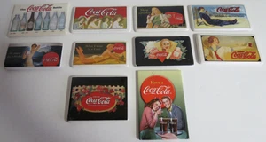 Set of 10 Vintage Coca-Cola Coke Ceramic Refrigerator Magnets most from the 80s - Picture 1 of 21