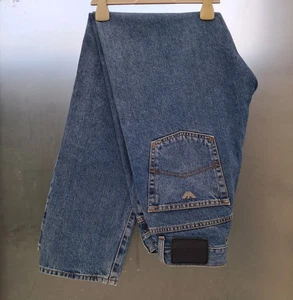 ARMANI JEANS VINTAGE 90s Damen High Waist Blau Dick Denim Logo Gr. W32 L33 - Bild 1 von 23