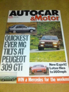 AUTOCAR - QUICKEST MG May 10 1989 Vol 180 #6 - Bild 1 von 1