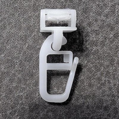 Klick  Gardinengleiter, Gardinenhaken, Faltengleiter  Laufnut - 6 mm Kurz - Bild 1 von 3