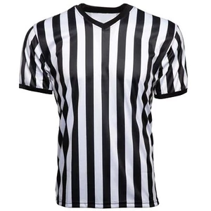 Men's V-Neck Referee Shirt | Men’s Official Short Sleeve Pro-V-Neck Officiati... - Picture 1 of 7
