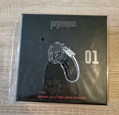 Cage de chasteté 9cm ManCage 01 - Photo 1/2