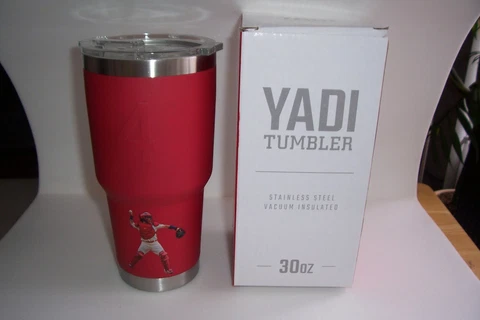 Yadier Molina St Louis Cardinals YADI Tumbler Red SGA NIB Cover