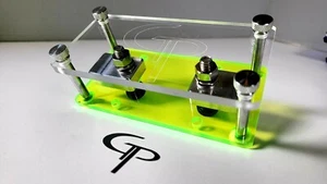 GP Car Audio Single spot ANL Fuse Block Holder Lug Style Neon Green w/ Clear Top - Picture 1 of 1