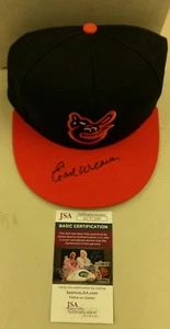 EARL WEAVER ORIOLES MANAGER SIGNED AUTO American Needle 7 3/8 CAP HAT JSA - Picture 1 of 4