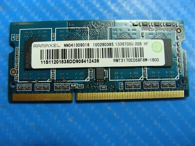 Lenovo G500s Touch Genuine Ramaxel 2GB SO-DIMM Memory RAM RMT3170ED58F8W-1600 - Image 1 of 2