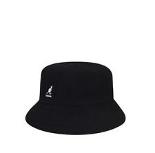 Kangol Unisex Adults Wool Lahinch Bucket Hat- Black- Size Small