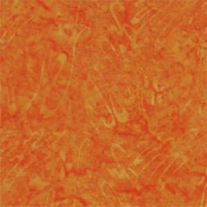 Orange Tonal Squiggles-#5557-Batik Textiles-Fat Quarter