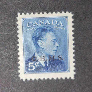 canada stamp #O15A - King George VI, Postes-Postage (1950) 5¢ O.H.M.S. MNH OG - Picture 1 of 2