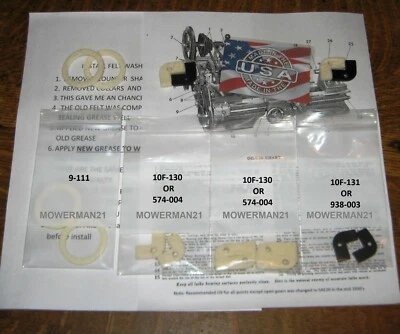 NEW Atlas 10 Lathe 2 sets Felt,Wiper and Washers kit 9-111-10F-130&10F-131 USA