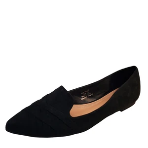 Journee Collection Womens Casual Shoes Mindee Slip On Black Ballet Flats 9M ... - Picture 1 of 1