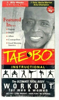 Billy Blanks Tae Bo Workout VHS Tapes Four Set Video Tapes New Sealed - Image 1 of 4
