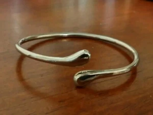 STERLING SILVER RAP AROUND BRACELET - 1/2 Oz Marked 9:25 - Bild 1 von 3