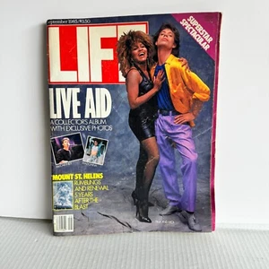 Vintage 1985 Life Magazine Time Live Aid Tina Turner & Mick Jagger On Cover - Picture 1 of 8