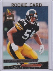 CHAD BROWN ROOKIE CARD 1993 Fleer Ultra Football RC Steelers Seahawks CU BUFFS! - Foto 1 di 2
