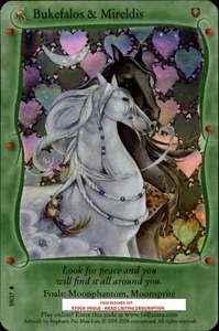 (bs-BABY-S09) S9/37 BUKEFALOS & MIRELDIS Bella Sara BABY BELLA Foil/Shiny Card - Picture 1 of 6