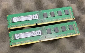 16GB Kit (2 x 8GB) Micron MT16KTF1G64AZ-1G6P1 PC3L-12800U DDR3 Computer Memory - Afbeelding 1 van 3
