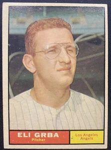 1961 Topps Baseball Eli Grba #121 ExMT - Picture 1 of 2