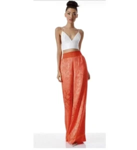 Alice + Olivia Willis Jacquard Hose. Neu mit Etikett Größe L. Einzelhandel - 400 $ - Bild 1 von 9