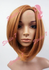 W104 Ginger Mix Mid Length Bob Ladies Wig Natural Look - studio7-uk  - Picture 1 of 6