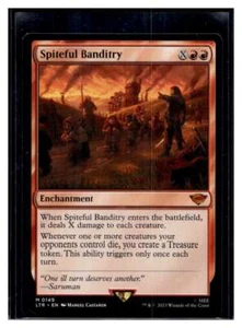 MTG Magic Lord of the Rings #149 Spiteful Banditry Mythic Rare (Qty) - Picture 1 of 2