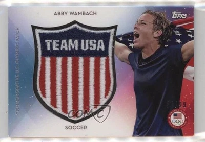 2016 Topps US Olympic & Paralympic Team and Hopefuls /99 Abby Wambach Patch - Image 1 of 2