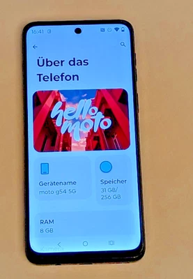 Motorola Moto G54 5G 8/256GB [Dual-Sim] midnight blue - Bild 1 von 3