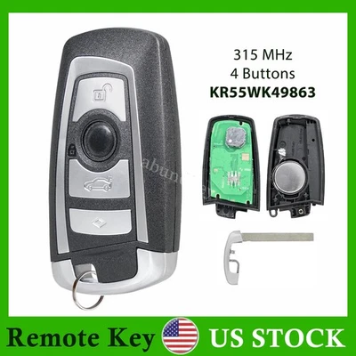 For BMW 3 5 Series 528i 535i 550i 2011 2012 2013 2014 2015 Remote Key Fob Entry - Image 1 of 4