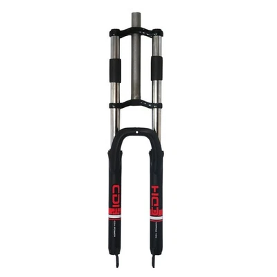 29" Bicycle Suspension Fork 28.6mm Threadless Triple Tree Double Shoulder Disc - Image 1 of 4