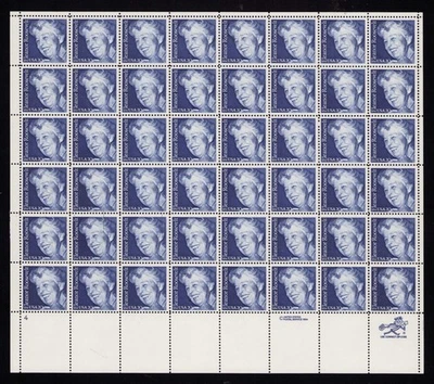 2105 Elenor Roosevelt Sheet of 48 20¢ Stamps MNH 1984 - Image 1 of 4